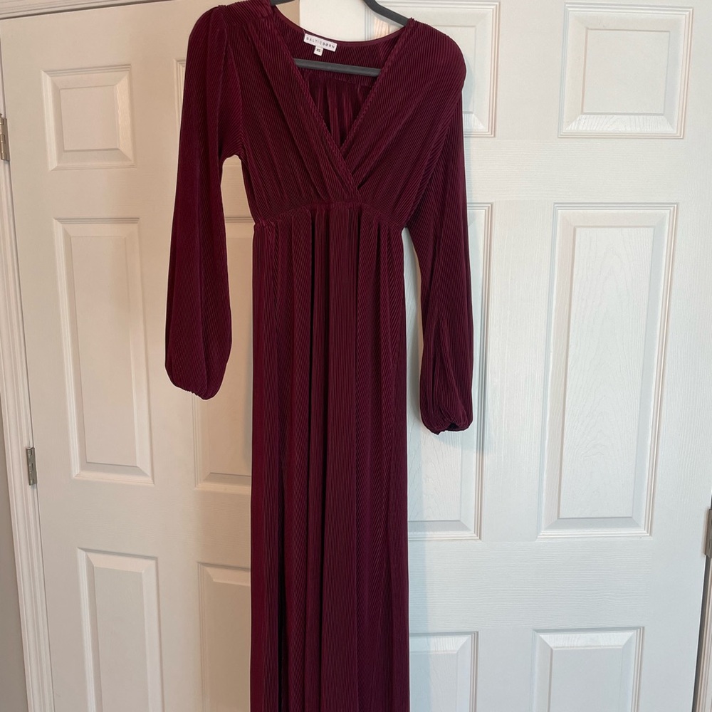 Baltic Born long sleeve red dress